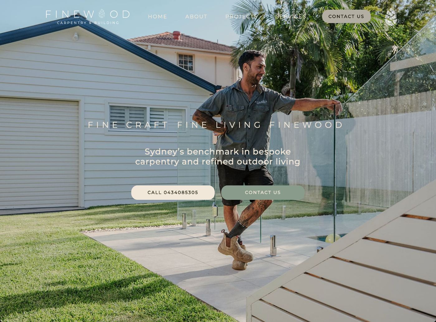 Finewood Carpentry & Building website