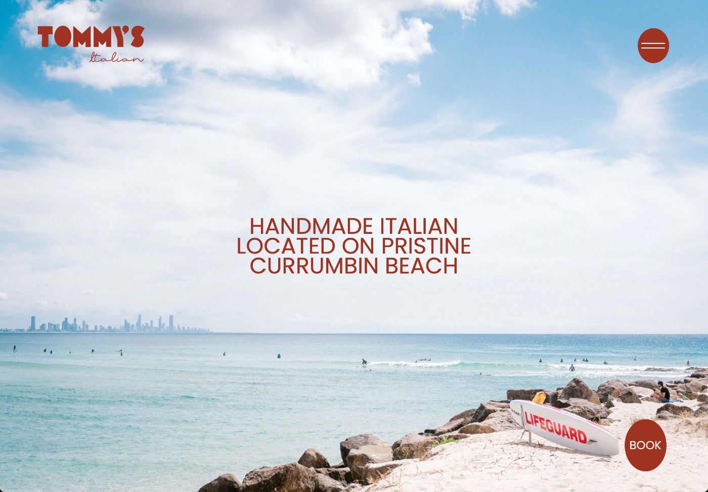 Tommy's Italian website